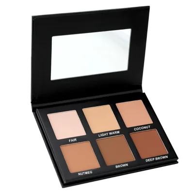 Wholesale Private Label Customizable 6-Color High Pigment Blush Palette Multi-Use Low Matte Finish Contour Concealer Powder