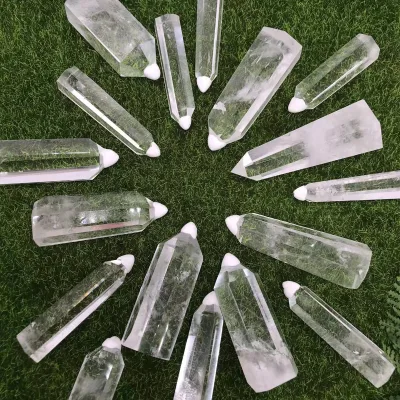 Wholesale Higher Quality Natural Healing Stones Clear Quartz Crystal Towers for Decoration