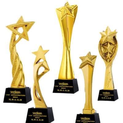 Hot Selling Free Design Trophies and Medals Factory Direct Sale Popular Award Plaque Super Quality Trophy Award Resin