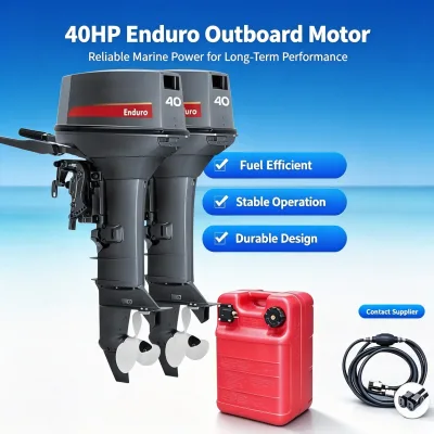 Robust 2 Stroke 40Hp Outboard Engine Bulk Shipment for African Importers Boat Rental and Fishery Project Use