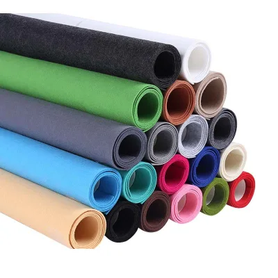 Factory Wholesale China 3mm-thick Colored Synthetic-fiber Felt Rolls Cold-pressed for Automotive Industry