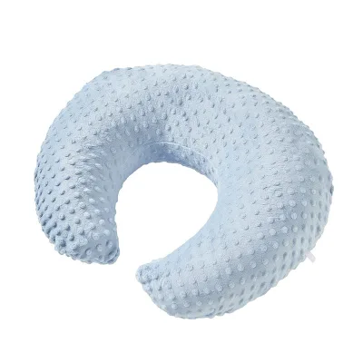 U Shape Baby Breast Feeding Nursing Pillow for Baby with Removable Ultra Soft Dot Minky Cover