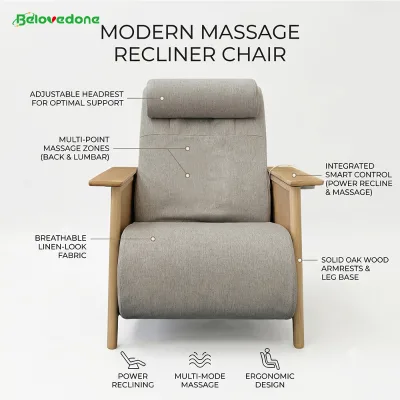 Factory Wholesale Modern Multifunctional Massage Sofa Recliner Full Body Manual Wired Control Computer Remote Management