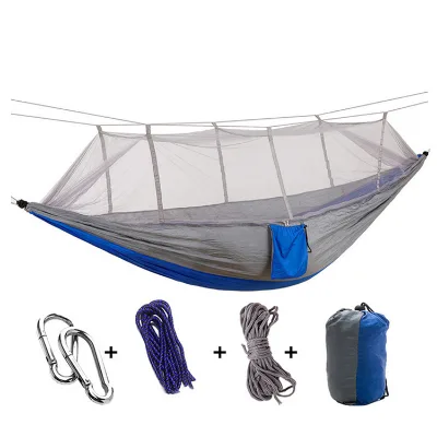 210T Parachute Nylon Lightweight Double Size Outdoor 2person Mosquito Net Hammock