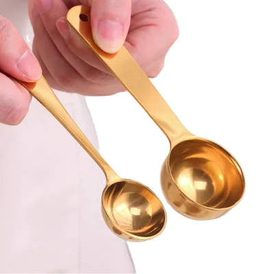 Custom Color 7.5ml Stainless Steel Measuring Coffee Spoon for Serving Tea and Coffee for Kitchen Use
