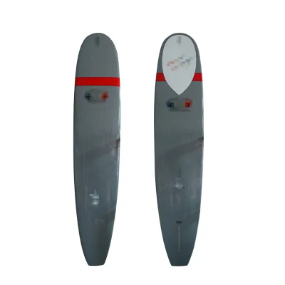 Fiberglass Epoxy Resin Surfboard with Surf Fin Longboard Surfboard for Surfing