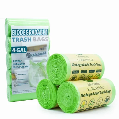 Cheap Biodegradable Garbage Bags Disposable Cleaning Individually Packaged Biodegradable Garbage Bags