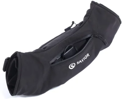On Sale Reusable Hand Warmer 7.4V Rechargeable Battery Polyester Fleece Heating Pouch Winter Hand Warmer Muff With Straps