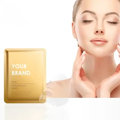 OEM Sheet Mask Production for Skincare Brands with Niacinamide Arbutin Ingredients Whitening & Brightening Features