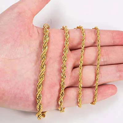 European and American Hot Selling Stainless Steel Gold-plated Twist Cross Waist Chain Sexy Body Chain Jewelry