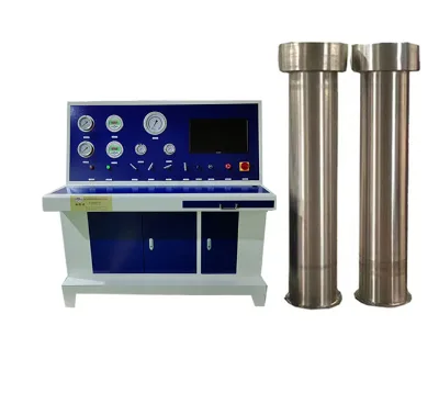Fire Gas Cylinder Seamless Gas Cylinder External Hydraulic Testing Machine High Voltage Pulse Blasting test Bench