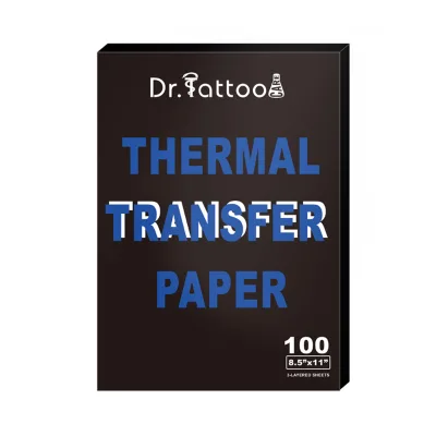 100pcs Copier Paper Disposable Classic Tattoo Thermal Tattoo Stencil Transfer Paper Sticker Thermal Paper