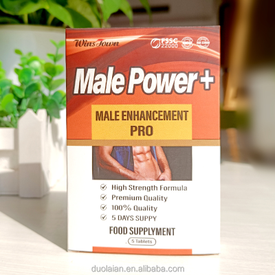 Men Power Male Enhancement Pro Strength Herbal Organic Natural Supplement Energy Erection Healthy Enlargement Dietary Pills