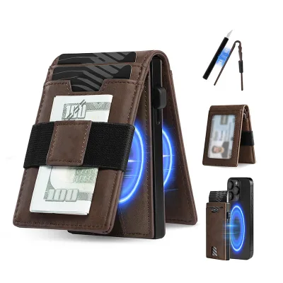 Custom Pop up Credit Card Holder Wallet Metal Rfid Blocking Bank Card Holder Case for Men Gift