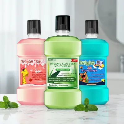 Wholesale Mouth Wash Teeth Whitening Mouth Wash Botle Alcohol Free Oral Rinse Natural Mouthwash