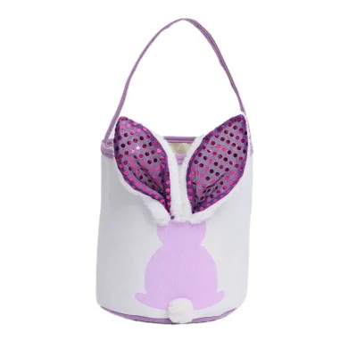 Luminous Easter Decorations Easter Egg Handheld Basket Candy Gift Bag
