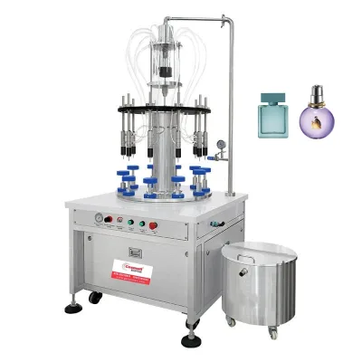 10 Heads Filling Machine for High End  Essential Oil Perfume Automatic Rotary Perfume Filling Machine