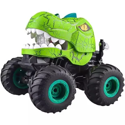 Dinosaur Remote Control Car Spray 360 Degree Rotating Light Emitting Diode Light Music Remote Control Car All Terrain Toys