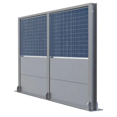 3D Model Design for Sound Insulation Highway Noise Screen Solar Energy Panel Focused Sound Barriers