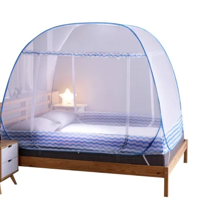 Wholesale 100% Polyester Folding Portable Mosquito Net Tent for Bed