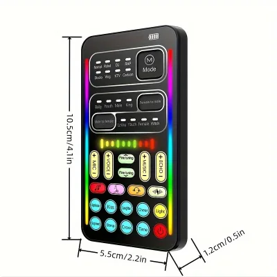 I9 Voice Changer Game Live Broadcast Mobile Computer Game Live Broadcast Mobile Computer Mini Sound Card