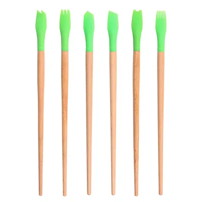 SINOART Catalyst Tools, Art Supplies for Texturizing and Moving Paint,31cm long,Green