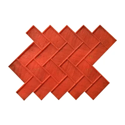 Many Beautiful Different Types for Concrete Stamp Mats Concrete Stamping Mould Embossed Floor Mold