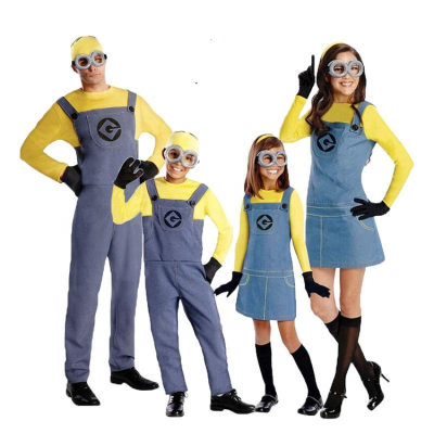 Hot Sales Clothing Design Halloween Clothes Cosplay Costume Cartoon Character Performance Cosplay Minion Costume