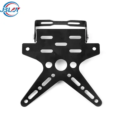 Motorcycle Accessories Aluminum Alloy Frameless Universal Number Plate Holder Motorcycle License Plate Holder Bracket