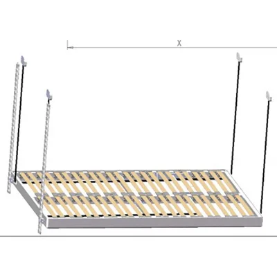 Hot Sale Motorhome Lifting System for B-type RVs Save Space Lifting Bed Suitable for Couples Kids Space