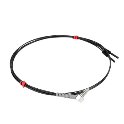 JIMOU High Quality M3 M4 M6 Optical Sensors Diffuse Fiber Sensor Bent Laser Fiber Plastic Optic Switch Elbow Optic Eye Fiber