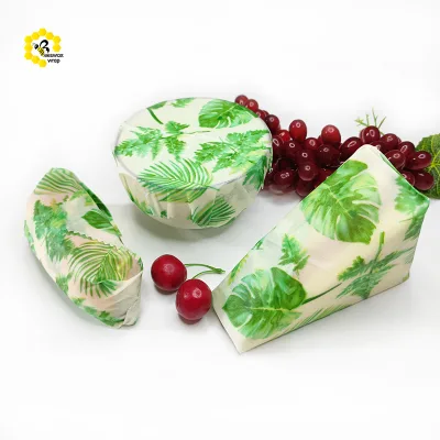 Natural Antibacterial Breathable Beeswax Wrap Lock Freshness For Longer Time Reusable Compostable Zero Waste Home Supplies