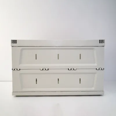 Collapsible & Lightweight Plastic Moving Box with Handles Waterproof & Recyclable for Storage or Transport
