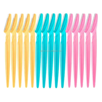 Hot Selling Private Label Woman's Safe Eye Brow Face Body Makeup Tools Multi Color Professional Eyebrow Trimmer Wholesale