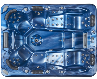 Joyspa Beautiful Blue Acrylic Freestanding Outdoor/indoor Whirlpool Hot Tub Best Selling Luxury Massage Spa Modern Hotel Drainer