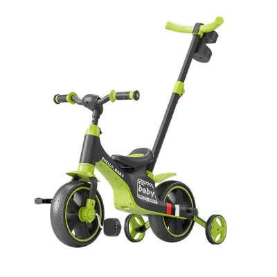 Children's 3 Wheel Ride on Tricycle Pedal Bike Lightweight Balance Bike Metal for 1-3 & 3-6 Years Old