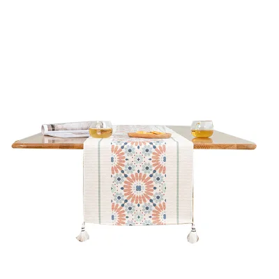 Custom Decorative Dining Table Runner Gold Ramadan