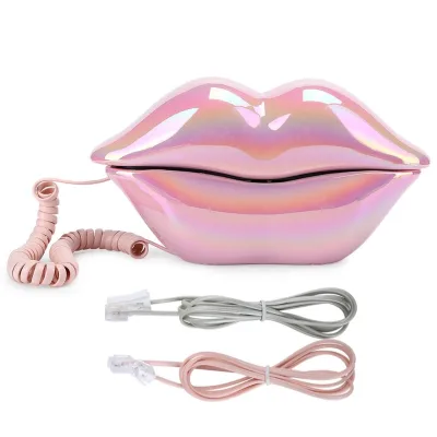 LipStyle JIUBAI Home & Office Decorative Electroplated Digital Cordless Phone with 4G Module
