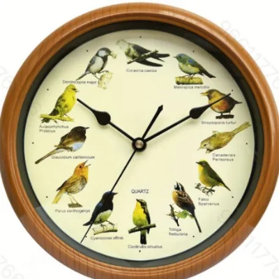 In Stock for Bestseller 10 inch Round Quartz Cuckoo Wall Clock with On-time Bird-call Chime and Christmas Music