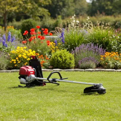 35.8cc 4 Stroke Industrial Grade Backpack Brush Cutter Lawn Mower & Grass Trimmer