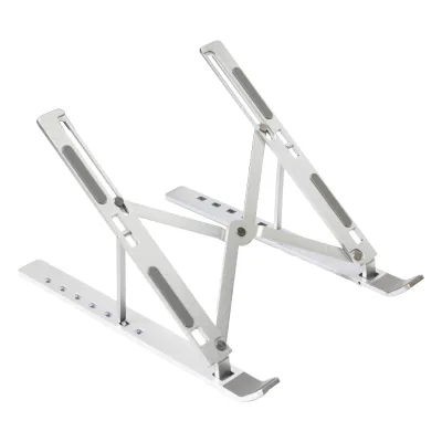 Factory Wholesale Portable Computer Stand Lightweight Aluminum Laptop Phone Holder Side with Anti-slip