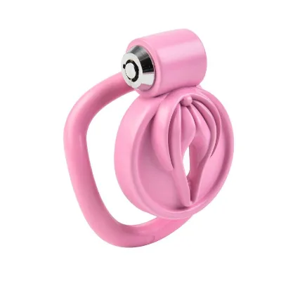 New ABS Pink Black Mini Male Chastity Device Sex Toy Penis Cage Restraint for Man