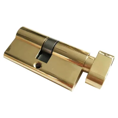 Hot Sale Low Price Polished Solid Brass Cylinder Lock Keyless Bathroom Toilet Door Lock Core