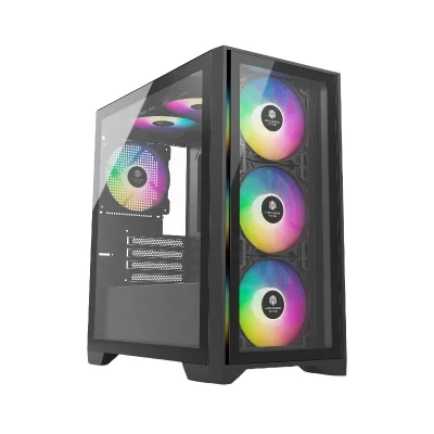 NEW Design 240mm Radiator Gaming Pc case MATX Game case USB3.0 TG Glass RGB Computer Gamer case