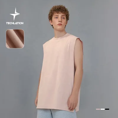 INFLATION Sorona Mint Men Anti-microbial Sweat Cotton UPF50+ Quick Dry Tank Top Unisex Mens Sleeveless T Shirt