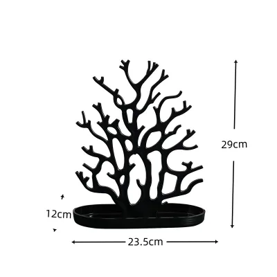 Coral Tree Home Jewelry Storage Rack for Hand Necklace Ring and Earring Display Stall Rack