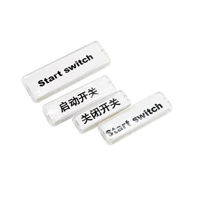 Paste Power Distribution Cabinet Label Frame Organic Double Layer Distribution Box Label