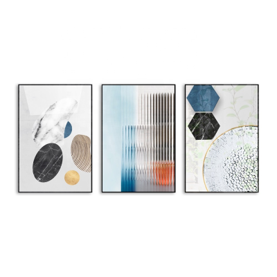 Modern Wall Paintings Art Picture Geometry Wall Art Abstract Crystal Porcelain Still Life Painting