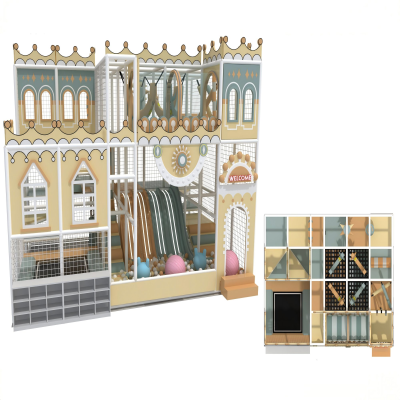 The Indoor Small Amusement Park Facilities Adopt a Castle-style Design Takes Into Account Both Safety and Fun