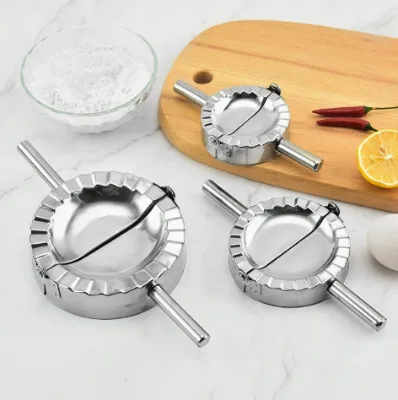 Stainless Steel Dumpling Maker Dumpling Mold Hand Held Pie Crimping Tool Baking Tool Kitchen Gadget